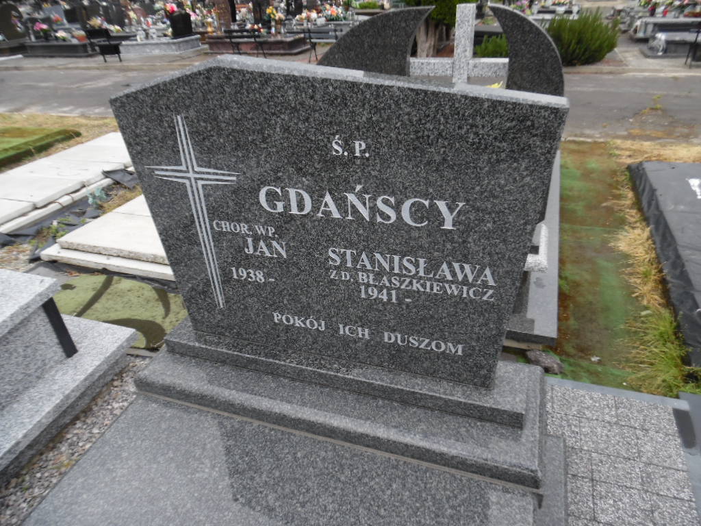 Jan Gdański 1938 Zamość - Grobonet - Wyszukiwarka osób pochowanych