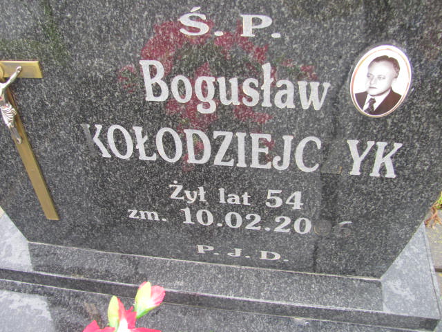 Bogusław Kołodziejczyk 1952 Zamość - Grobonet - Wyszukiwarka osób pochowanych